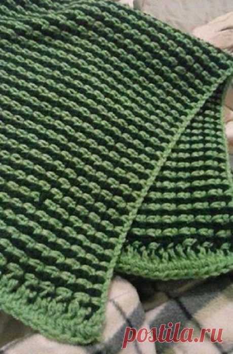 Two Color Easy Afghan Crochet Pattern | FaveCrafts.com