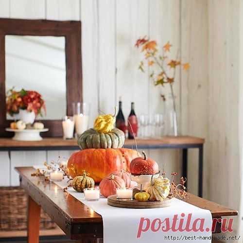 Тыквенный декор: идеи, мастер-классы.