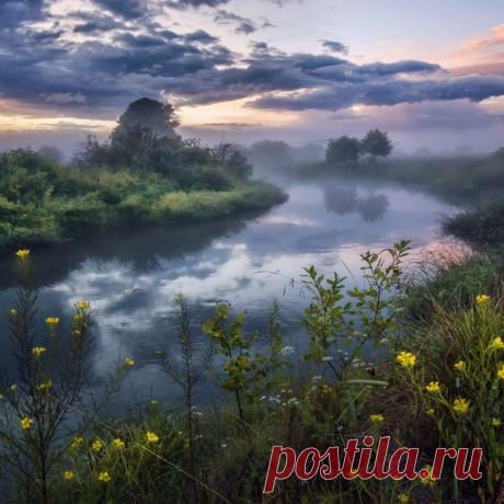 Закат в Филипповском, Владимирская область, Россия. Снимала Евгения Ботова.