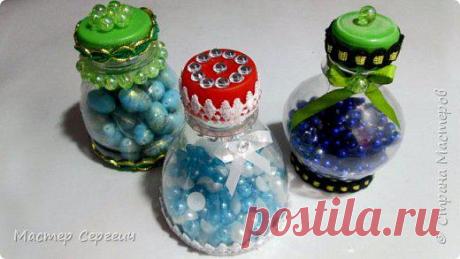 Баночки из пластиковых бутылок