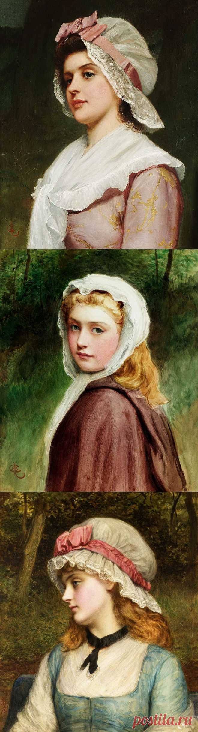 Английский жанровый художник, портретист - Чарльз Сайлем Лиддердейл (1830-1895)