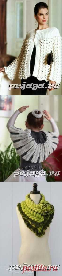 Азиатский колосок спицами