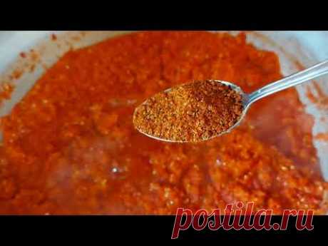 Овощная икра (аджика)\\\\ Хоть ложкой ешь\\ Вкуснятина\\
