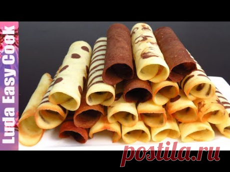 Печенье СИГАРЫ или ТРУБОЧКИ Хрустящие и Вкусные Любимый рецепт печенья