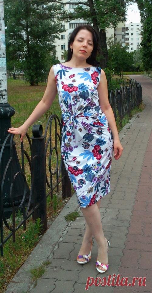 Моделирование платья с Х-драпировкой по мотивам платья от Michael Kors - Сам себе мастер - медиаплатформа МирТесен