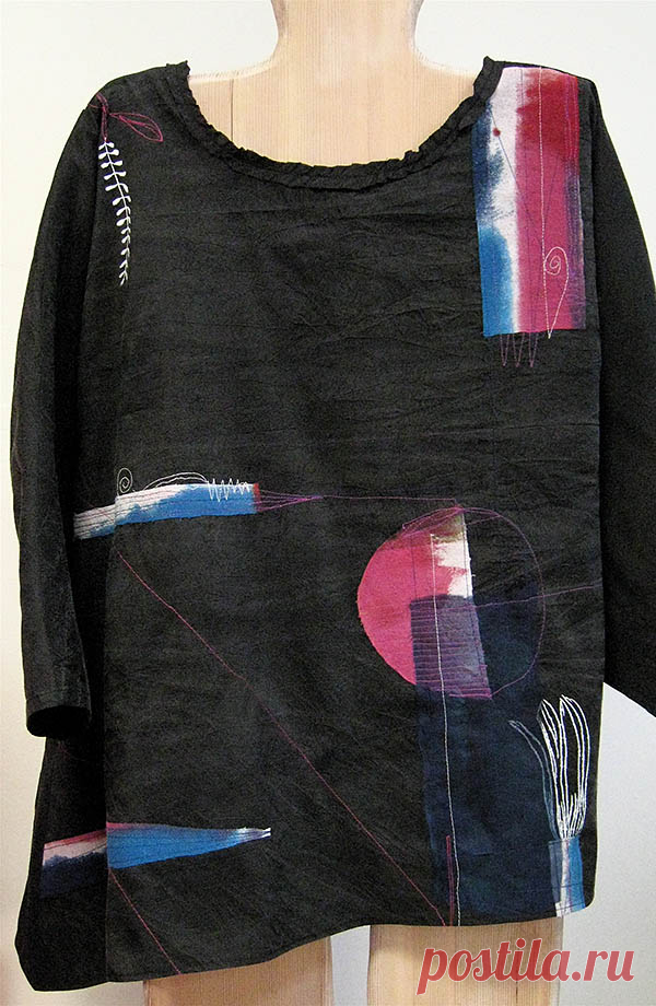 1910 Cowl, Black Dupioni w/ Overlays | Holly Badgley Design