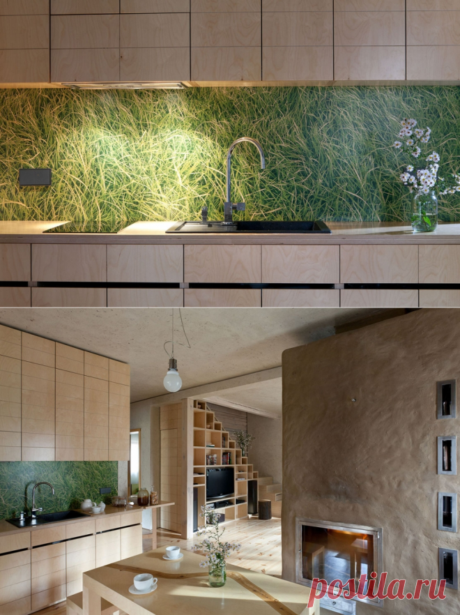 Эко-интерьер брусового дома от Ryntovt Design - Дизайн интерьеров | Идеи вашего дома | Lodgers