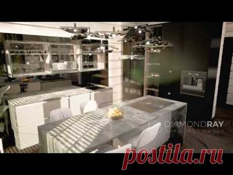 Дизайн интерьера Загородного дома из Клееного бруса 3D VR Тур