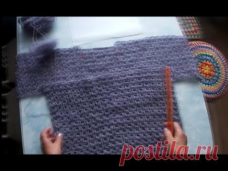 Вязание Кофточки на Линейке Мастер класс