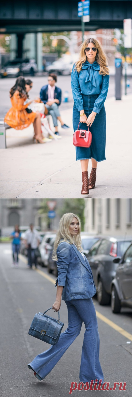 Джинсовые образы в разных стилях. Кстати, это еще один тренд нового сезона!