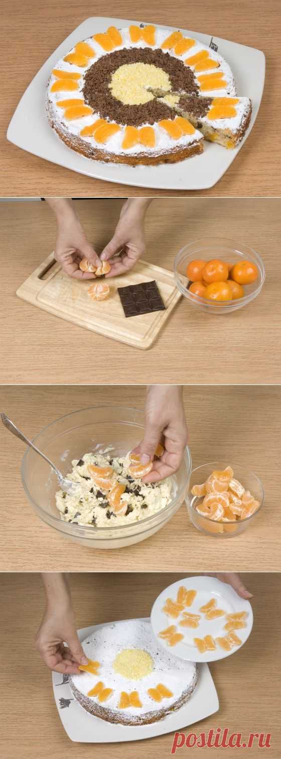 Мандариновая шарлотка