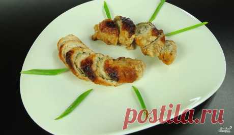 Мясные рулетики с начинкой - пошаговый кулинарный рецепт на Повар.ру
