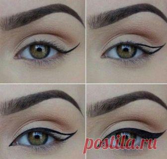 Те самые стрелки: как нарисовать, сделать ровными и сохранить нервы! — Копилочка полезных советов