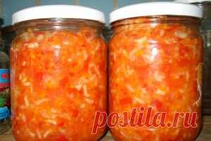 Салат с рисом на зиму - Закрутки на зиму