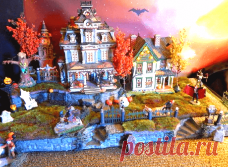 Диорамные интерьерные композиции на Хэллоуин - Planetalsad