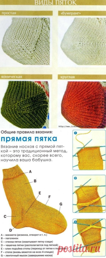 Виды пяток