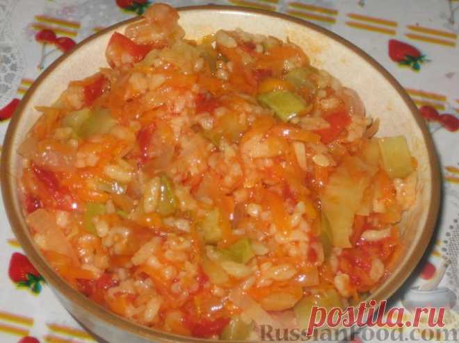 Рецепт: Консервированный салат с рисом на RussianFood.com