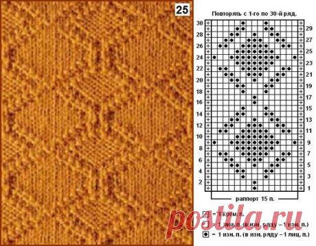 ПРОСТЫЕ РЕЛЬЕФНЫЕ УЗОРЫ. Только лицевые и изнаночные петли. / Вязание как искусство!