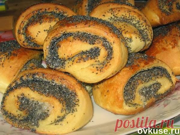 ВКУСНЫЕ БУЛОЧКИ С МАКОМ - Простые рецепты Овкусе.ру