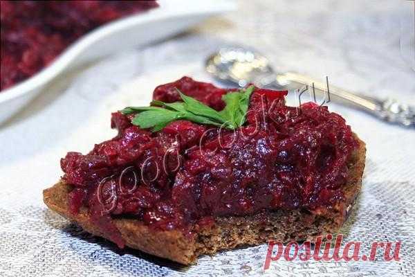 свекольная икра с яблоками. Рецепт приготовления