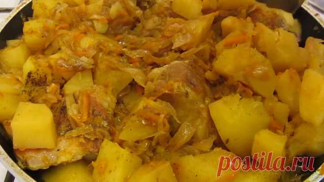 Ужин в одной сковороде. Настолько вкусно, что не раз повторите. Вкус приятно удивит. | РЕЦЕПТЫ ОТ МАМУЛИ | Дзен