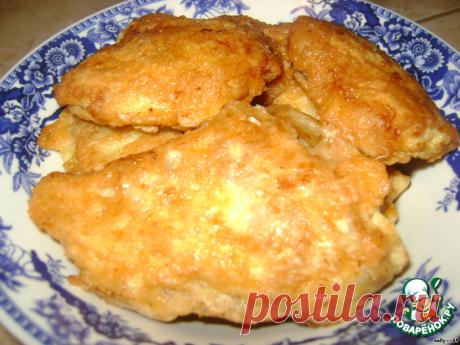 Вкуснейшие отбивные из рыбы "Сырные облачка"