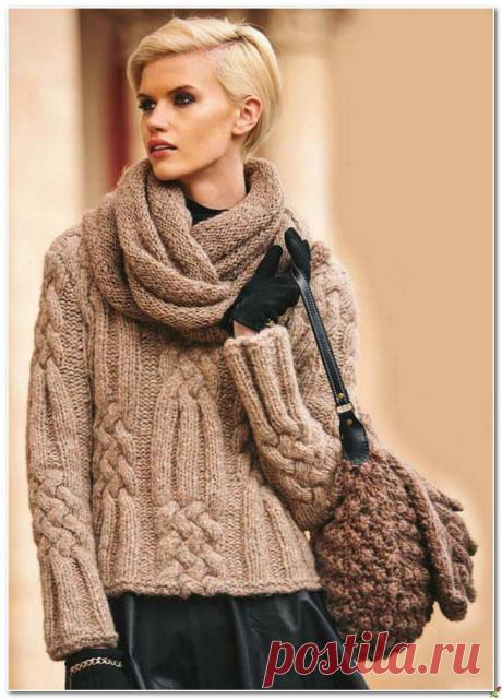 Вяжем спицами для женщин.