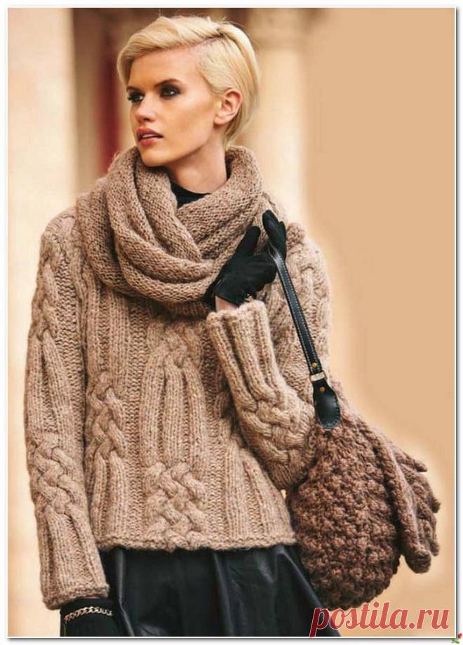 Вяжем спицами для женщин.