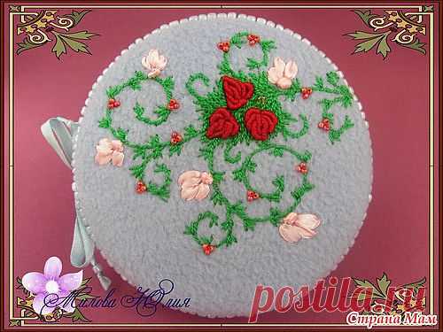 Органайзер на дисках для иголок и ниток