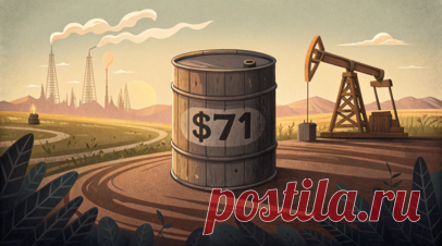 Цена нефти марки Brent превысила $71 за баррель. Цена нефти марки Brent на лондонской бирже ICE превысила $71 за баррель впервые с 14 июля 2025 года. Читать далее
