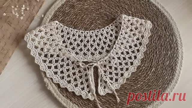 ВОРОТНИК «РУСТИКА» крючком.
