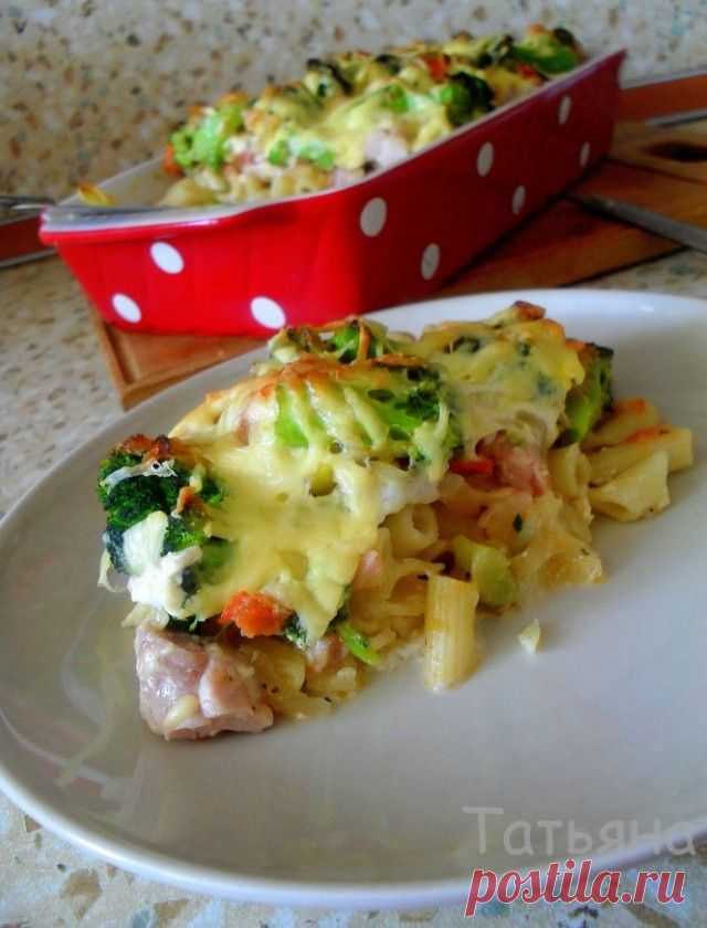 Запеканка с брокколи