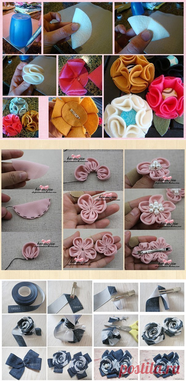 Потрясающие бантики! / Рукоделие