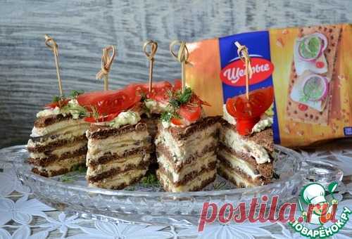 Закуска из хлебцев и баклажанов – кулинарный рецепт