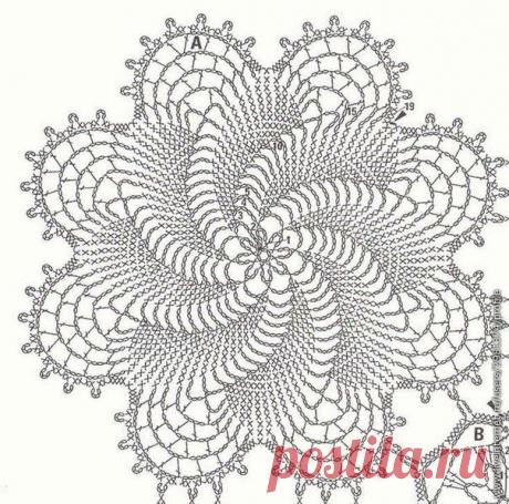 Красивый мотив - красивое покрывало