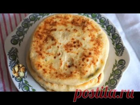 Кефирные лепёшки с сыром и зеленью на сковороде, без дрожжей. ВКУСНОТА! Flatbread - YouTube