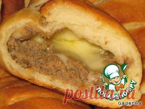 Пирожки с потрошками и моцареллой - кулинарный рецепт