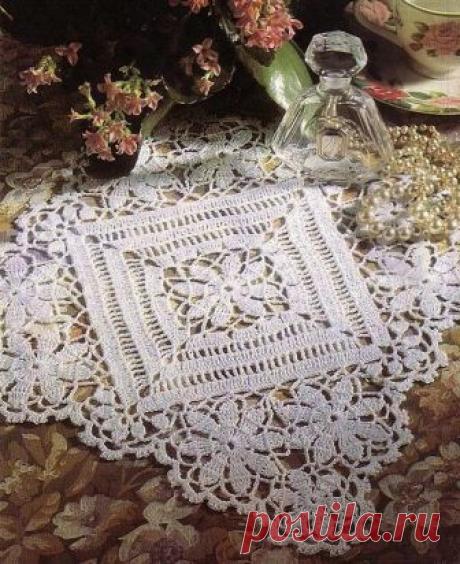 Прекрасные салфетки крючком