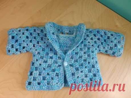 Crochet un abrigo o suéter para Bebé  parte 1 De 2 - con Ruby Steman