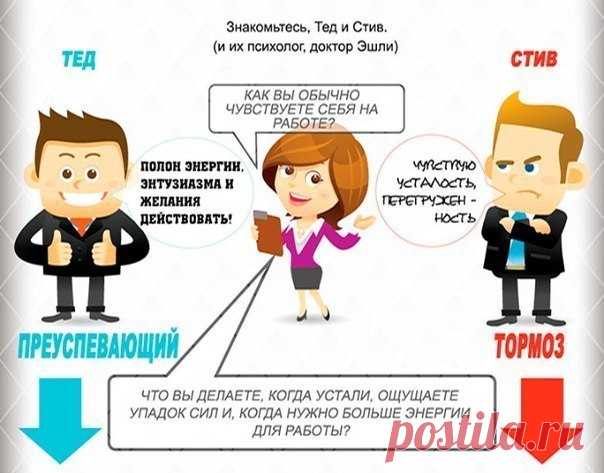 Как уровень энергии влияет на нашу трудоспособность / Восприятие бизнеса