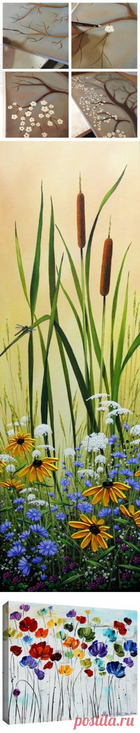 (116) Simple Canvas Art tutorial