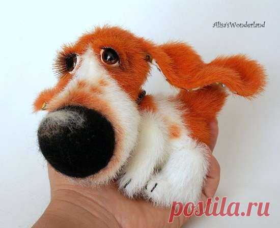 Мягкая игрушка собака, выкройка