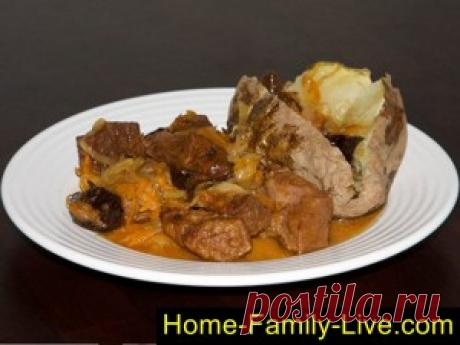 Мясо с черносливом/Сайт с пошаговыми рецептами с фото для тех кто любит готовить