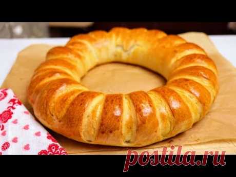 На сметане мешен! Вкуснейший праздничный хлеб - почти калач!