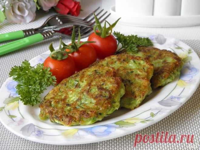 Лепешки из кабачков - пошаговый  рецепт с фото на Повар.ру