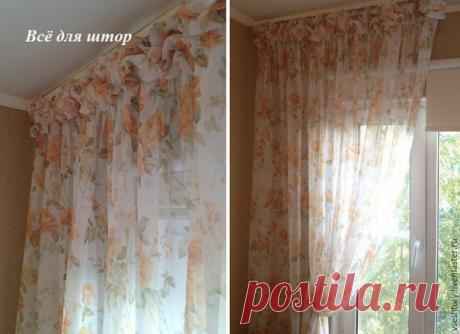 Как быстро сшить шторы с буфами (Шитье и крой) | Журнал Вдохновение Рукодельницы