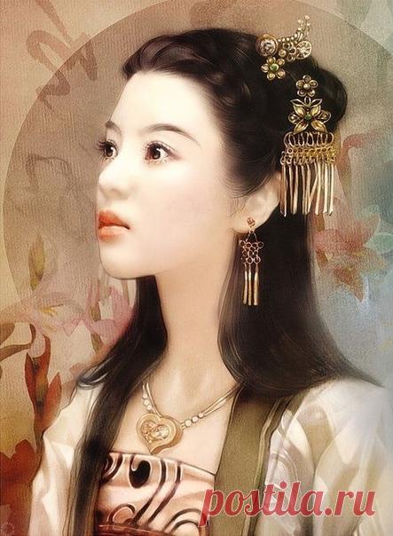 Утончённая экзотическая живопись Дер Джен (Der Jen). 

Молодая тайваньская художница пишет портреты изящных китаянок и создаёт поистине волшебные, женственные образы. 

Занимается иллюстрированием книг, восточных календарей, имеет несколько серий картин, объединенных в одно собрание под названием 