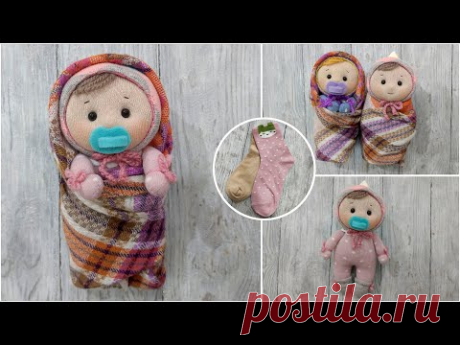 Милейшие Детишки, Сшитые из Носков. Легко и Быстро 🧦 Cute Babies out of Socks. Easy and Quick