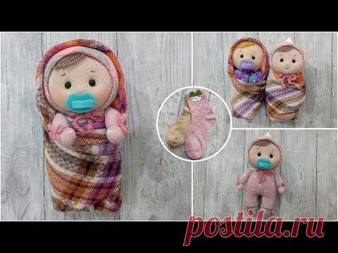 Милейшие Детишки, Сшитые из Носков. Легко и Быстро 🧦 Cute Babies out of Socks. Easy and Quick