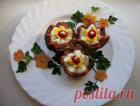 Как приготовить мясные «лилии».